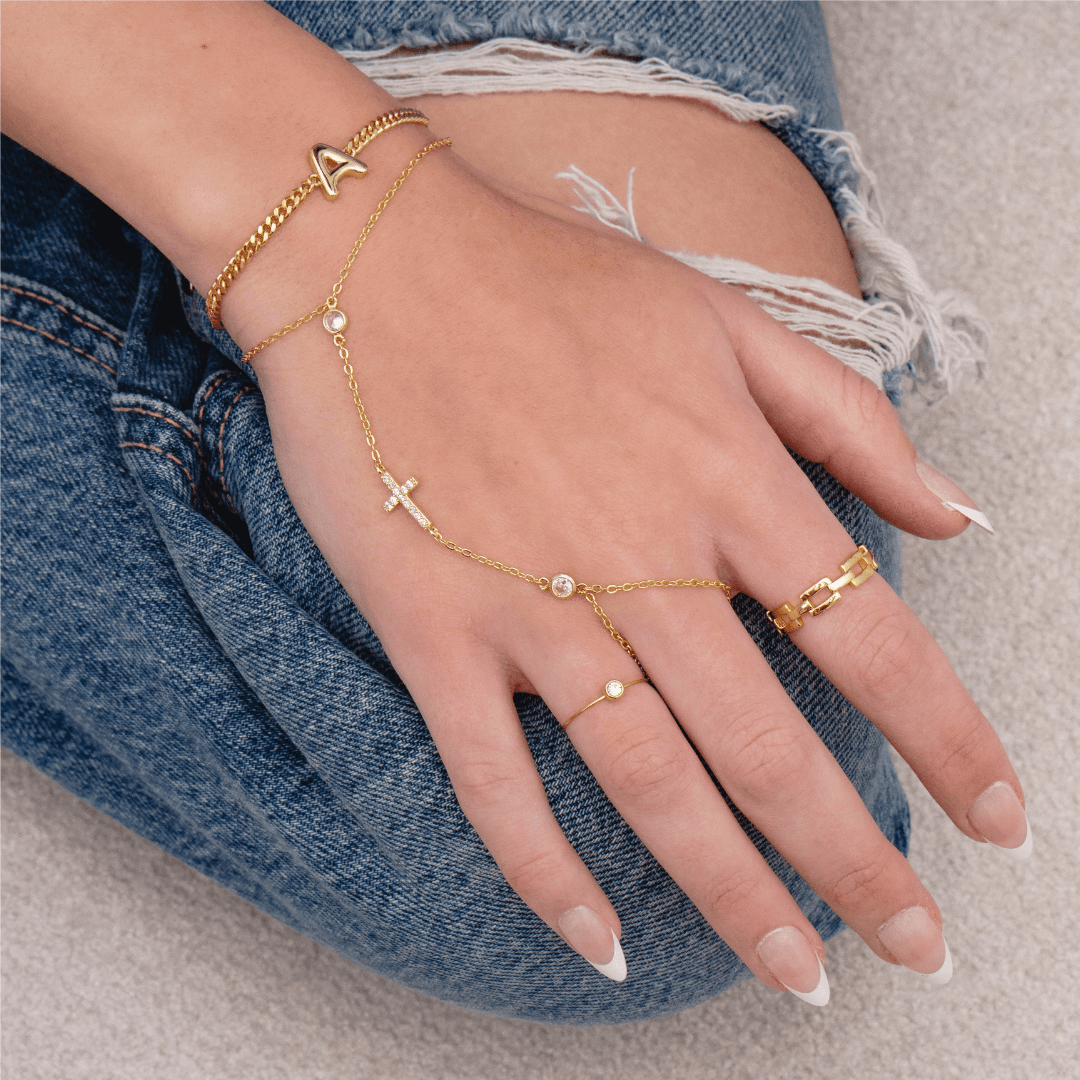 Don't Cross Me Hand Chain