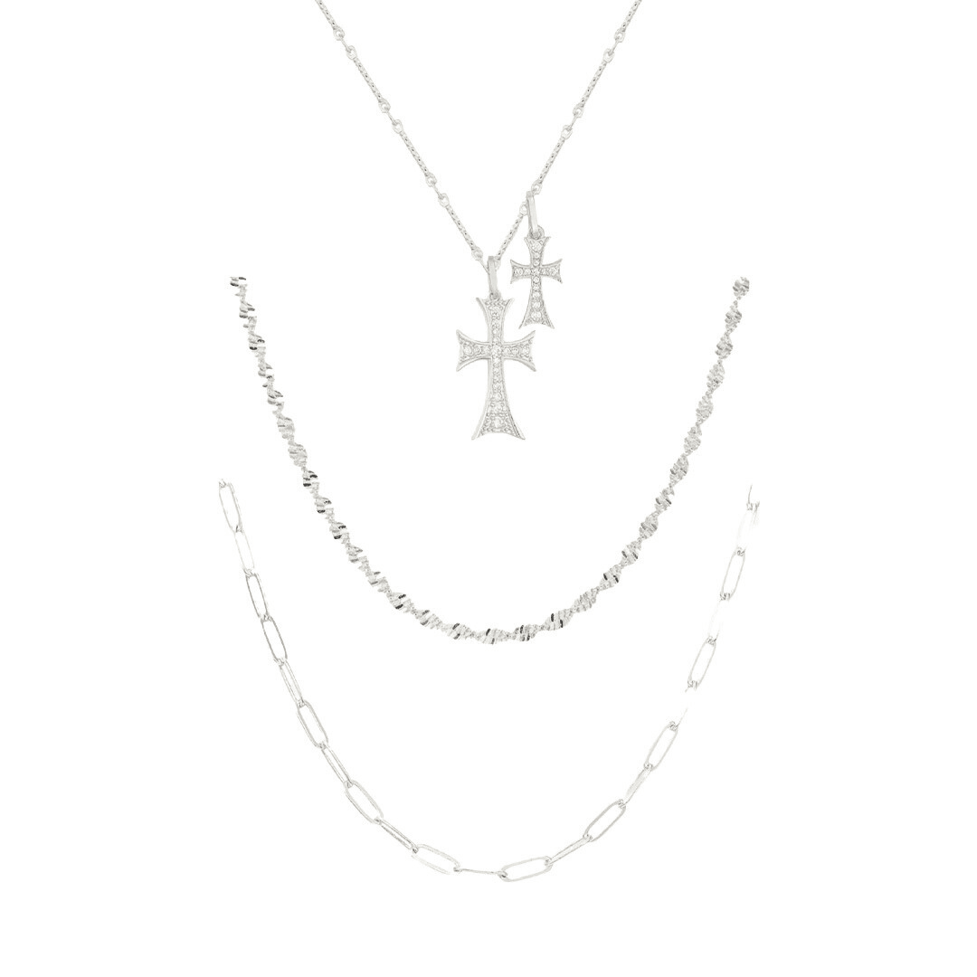 Evry Day Bundle : 3 Piece Necklace Bundle