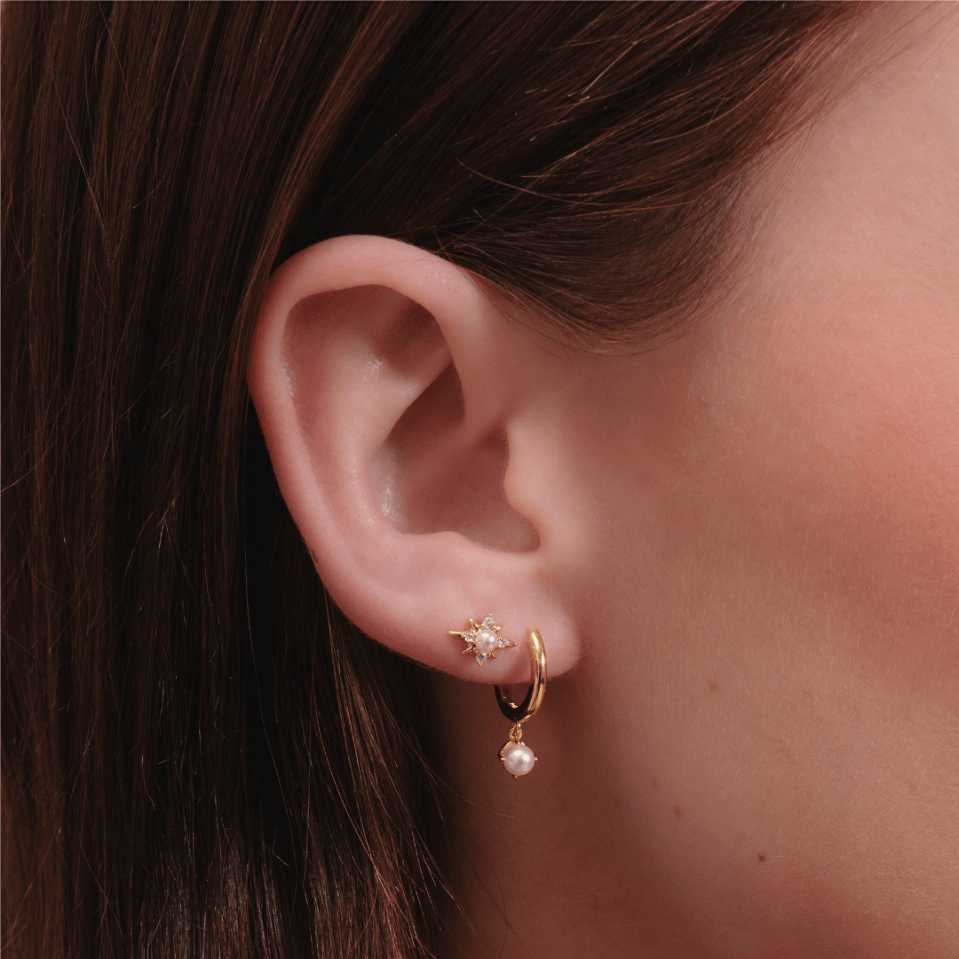 Midnight Pearl Earrings