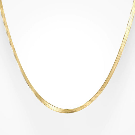 Shining Snake Necklace - No thanks / Gold