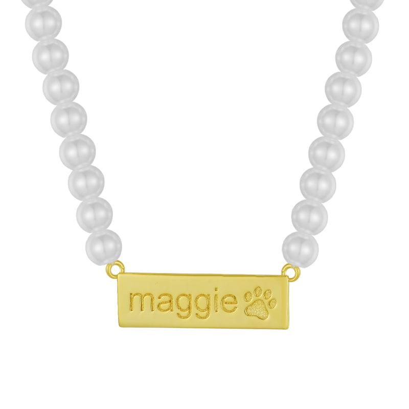 Custom/Personalized Pearl Necklace