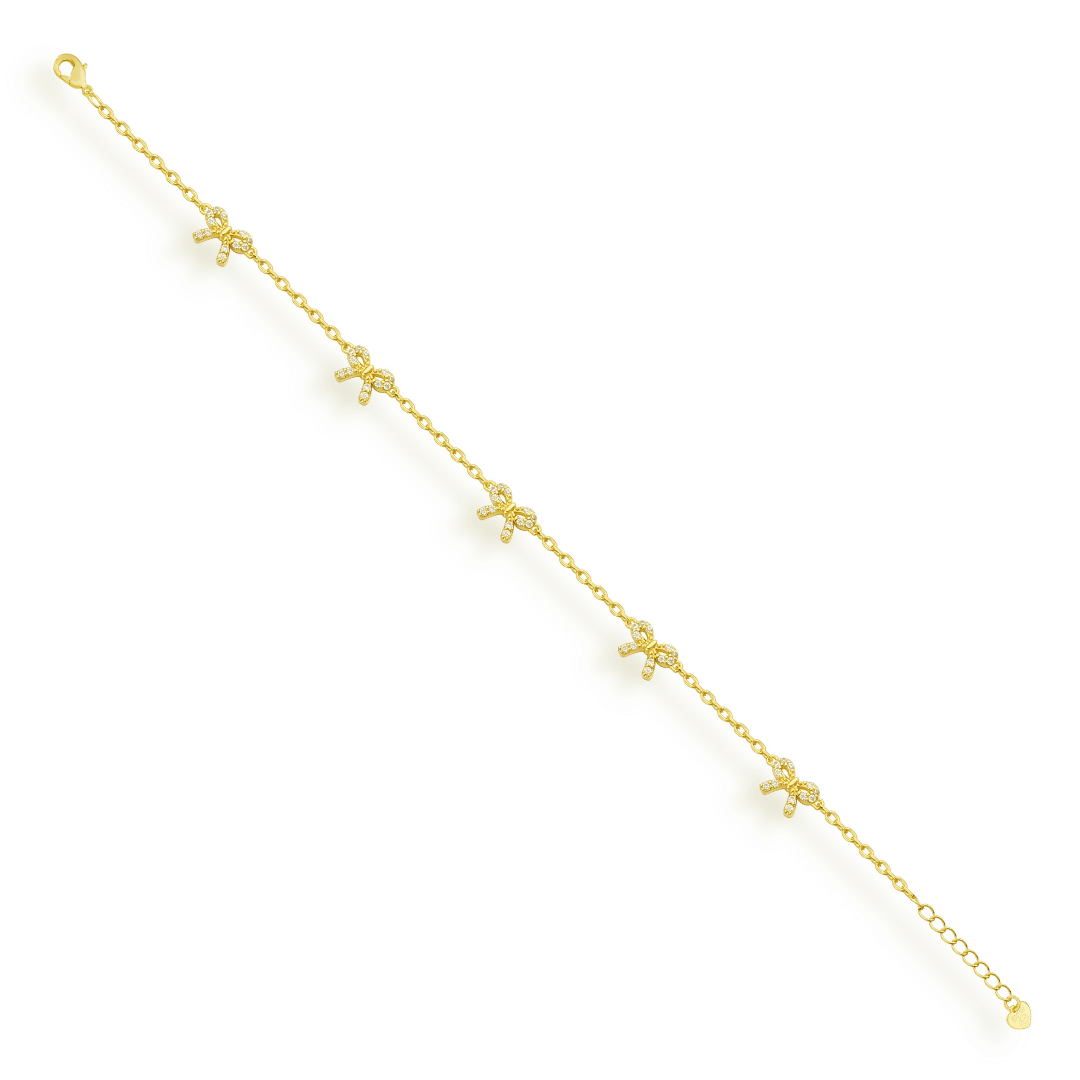 Gilded Bow Bracelet