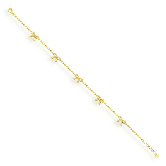Gilded Bow Bracelet