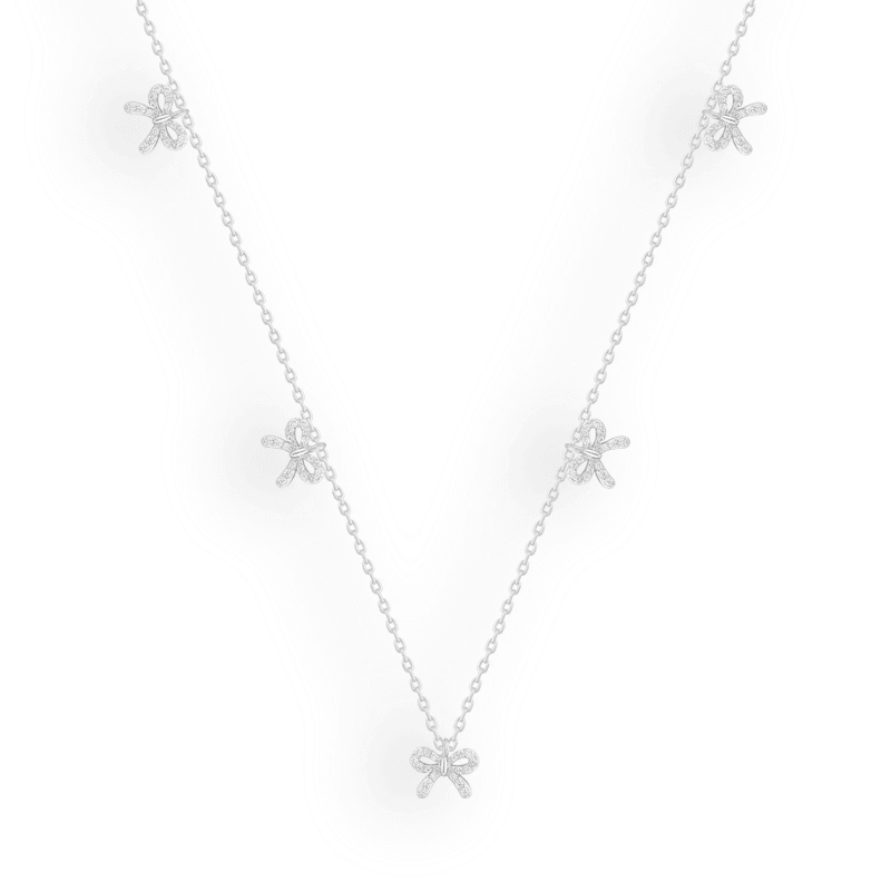 Gilded Bow Necklace