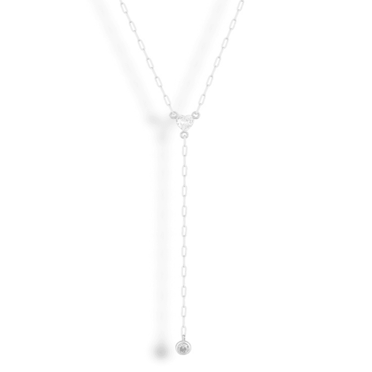 Heart of Stone Lariat Necklace