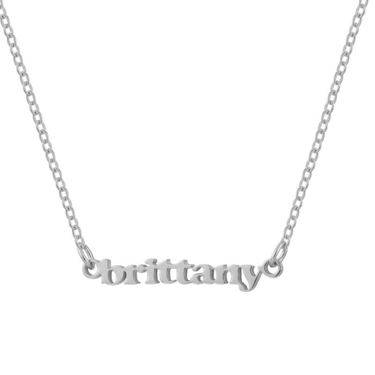 Custom/Personalized Mini Nameplate Necklace